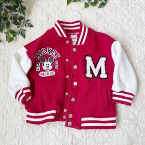 Disney Junior Mickey Varsity Jacket Sz 2T